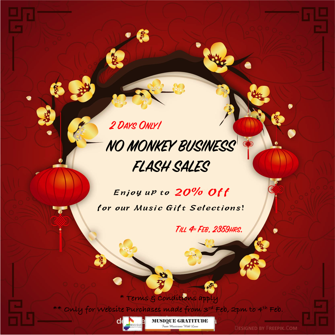 MusiqueGratitud's tweet photo. No Monkey Business. Flash Sales. Up to 20% off. 2 day only. https://t.co/HJZOYClF4Q https://t.co/kBi4aR3saA