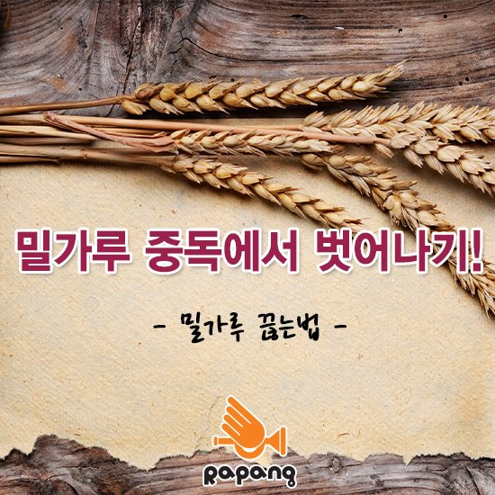 rapang2000's tweet photo. 글루텐과 밀가루 중독, 밀가루 끊는 방법에 대한 이야기!!라팡이 전합니다~^^
▶자세히보기 https://t.co/BECEyNQLyx
#밀가루끊기 #밀가루중독 #밀가루줄이는법 #쌀빵 #현미쌀빵 #라팡 https://t.co/SV52A7XFGY