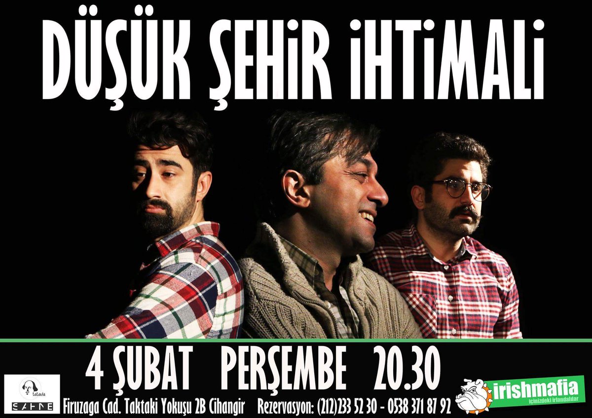 nlydr's tweet photo. Canım arkadaşlarımın ve irishmafia nın yolu açık olsun.Tavsiyedir👍🎭 @irishcanceylan @BahadirVatanolu @eraslansaglam https://t.co/3l1Vp5n3TQ