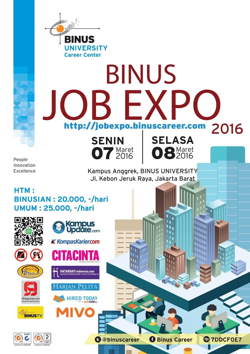 BINUS Job Expo dari <a href="/BINUSCAREER/">BINUS CAREER</a> untuk #GreaterNusantara