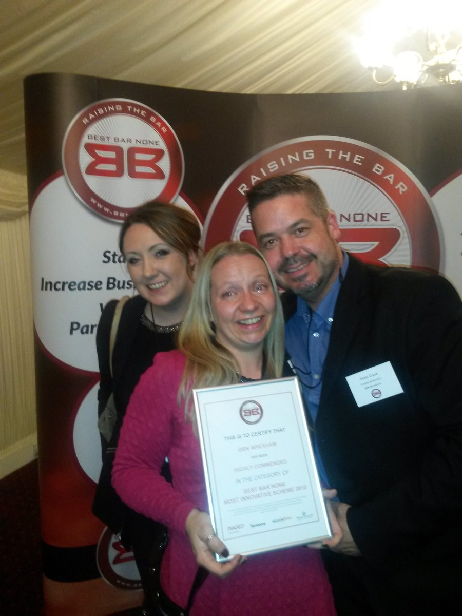 petercross (@peterrcross) on Twitter photo <a href="/wrexham/">Wrexham.com</a> <a href="/wrexhamcbc/">Wrexham Council</a> Laura Davies picking up a Highly Commended Award at #bestbarnonenationalawards <a href="/wrexham/">Wrexham.com</a> <a href="/wrexhamcbc/">Wrexham Council</a> Laura Davies picking up a Highly Commended Award at #bestbarnonenationalawards