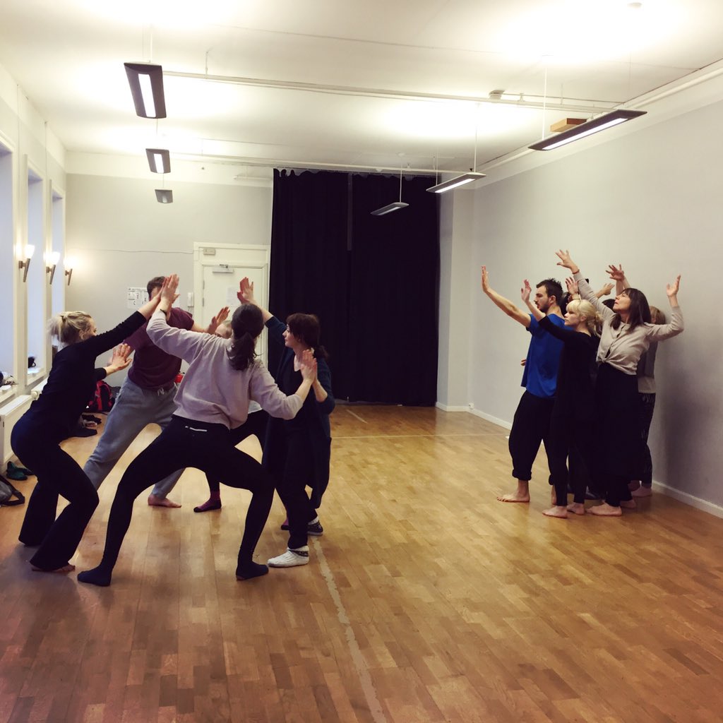 Day two at <a href="/skuespillersntr/">Skuespillersenteret</a> and we're so inspired by our talented performers #EvropaUngaFolksins