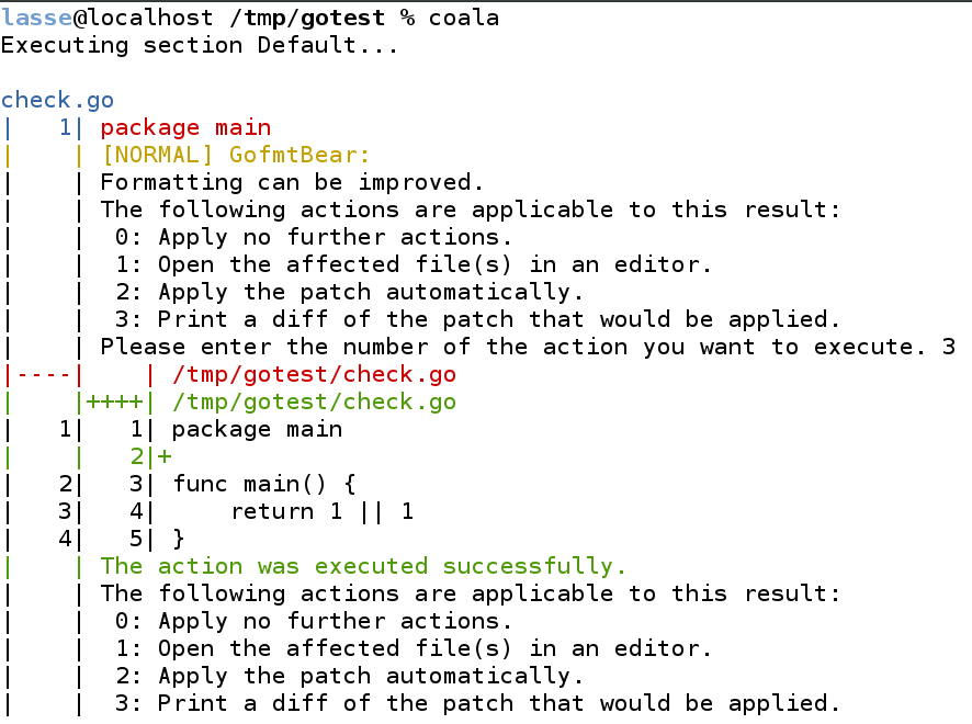 coala_io's tweet image. #golang support landed in #coala_analyzer dev - available in #atom, #Gedit, #sublimetext, #JSON, CLI and #github PRs