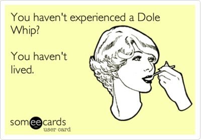 LDisneyT's tweet photo. How I feel when someone says they haven't tried Dole Whip https://t.co/QsC3OieRlG