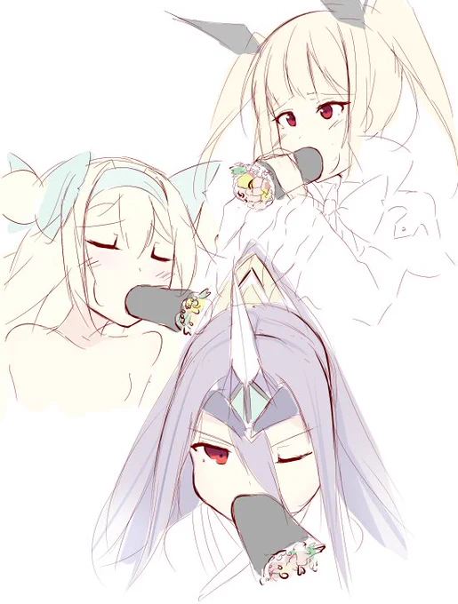 恵方巻きいただきます 