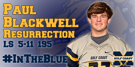 MGCCCBulldogs's tweet photo. First signing is in. Welcome, Paul Blackwell. The Resurrection athlete is #InTheBlue. https://t.co/DBfkIv12Tk