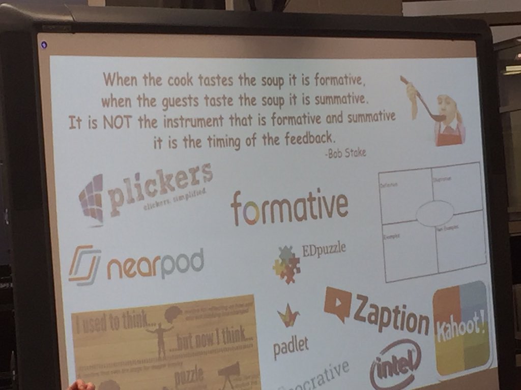 Greenfield staff adding to their online tool kit for formative assessments!