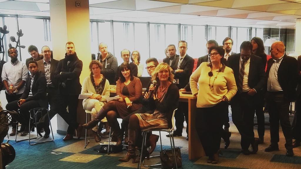 Today @AXAinBelgium launched the #AXA #AXAionados ,open exchange platform for employees talking about transformation