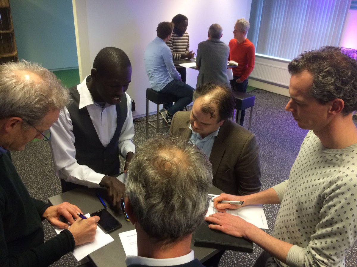NewWorldCampus's tweet photo. De ondernemers van de @ImpactBooster maken kennis met de mentoren op de #NewWorldCampus https://t.co/A2UcGTkgH4