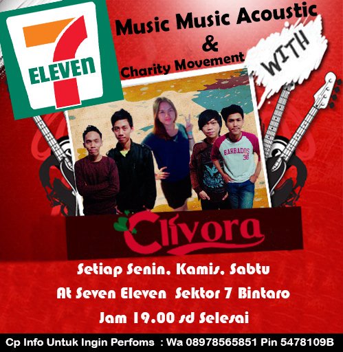 ofcClivora's tweet photo. Stay terus ya di seven eleven Sektor 7 Bintaro. https://t.co/c4XTTyy1GK