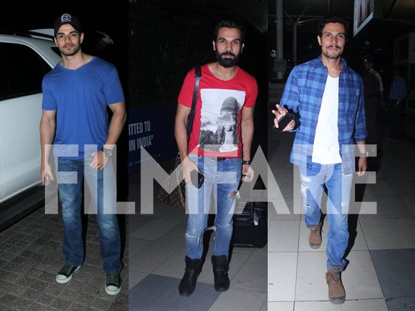 filmfare's tweet photo. .@soorajpancholi9, @RajkummarRao and @RandeepHooda go casual at the airport.

Check it out: https://t.co/QWryQz4I8h https://t.co/Dmlmr6cBZ6