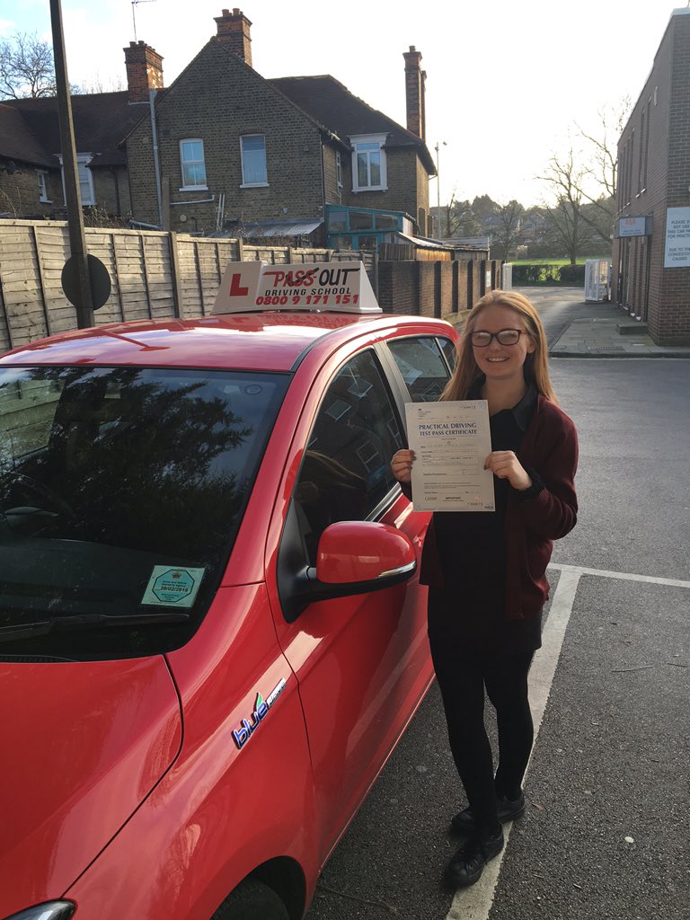 PassOutDriving's tweet photo. Well Done to Bobbie Muschamp on passing the Practical Test this morning with just 3 driving faults in Loughton ! https://t.co/Gu1NCImAmU