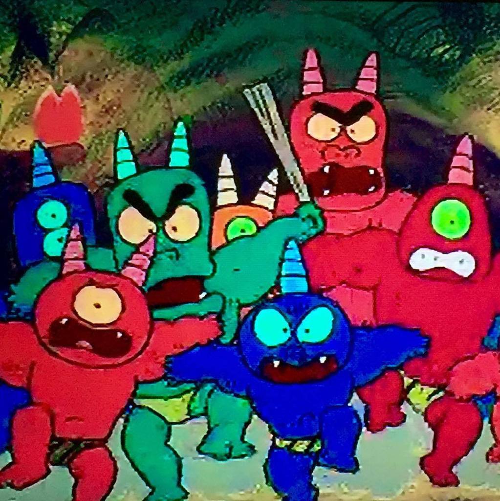 Cartoon Club Japan Fairytales Demons Oni Setsubun 1970s Anime まんが日本昔話 節分 鬼 鬼は外 桃太郎 鬼ヶ島 T Co X3vpcc60fn T Co P2itpnry8z Twitter