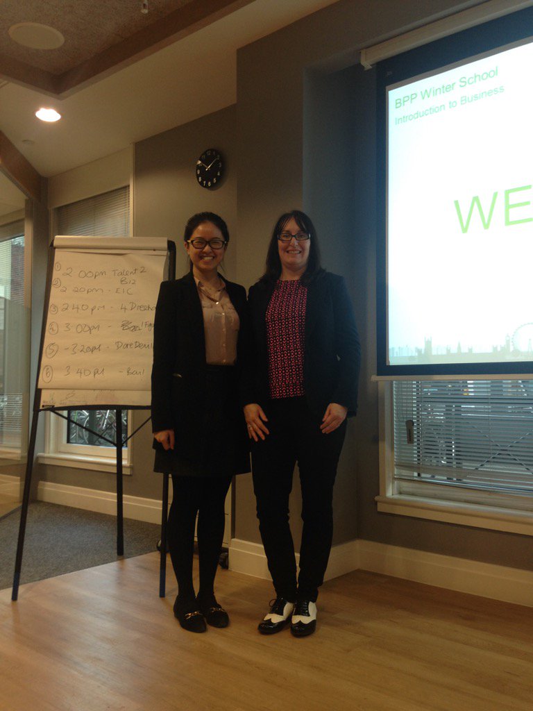 GreenhalghLiz's tweet photo. BPP Winter School with Ariel our student host @BPPBusiness https://t.co/2Gb6Sc458C