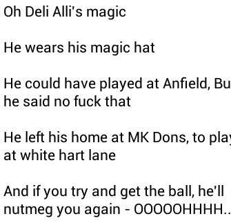 Datey11's tweet photo. Who made this? 😂 #COYS #THFC #DeleAlli https://t.co/ZSnPRWNUMQ
