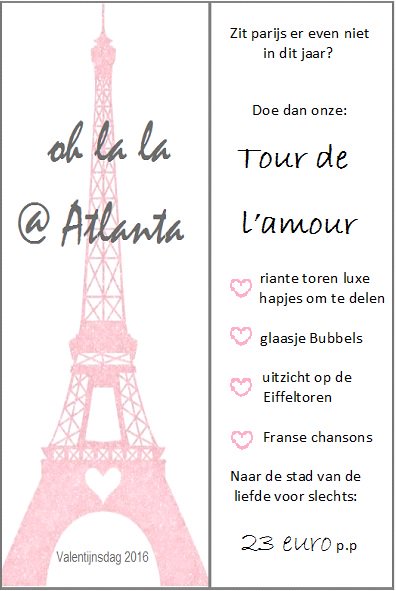 Zit #parijs er even niet in dit jaar? Wij hebben de oplossing #valentijn #liefde #uiteten <a href="/uitetennijmegen/">Uit Eten Nijmegen</a>