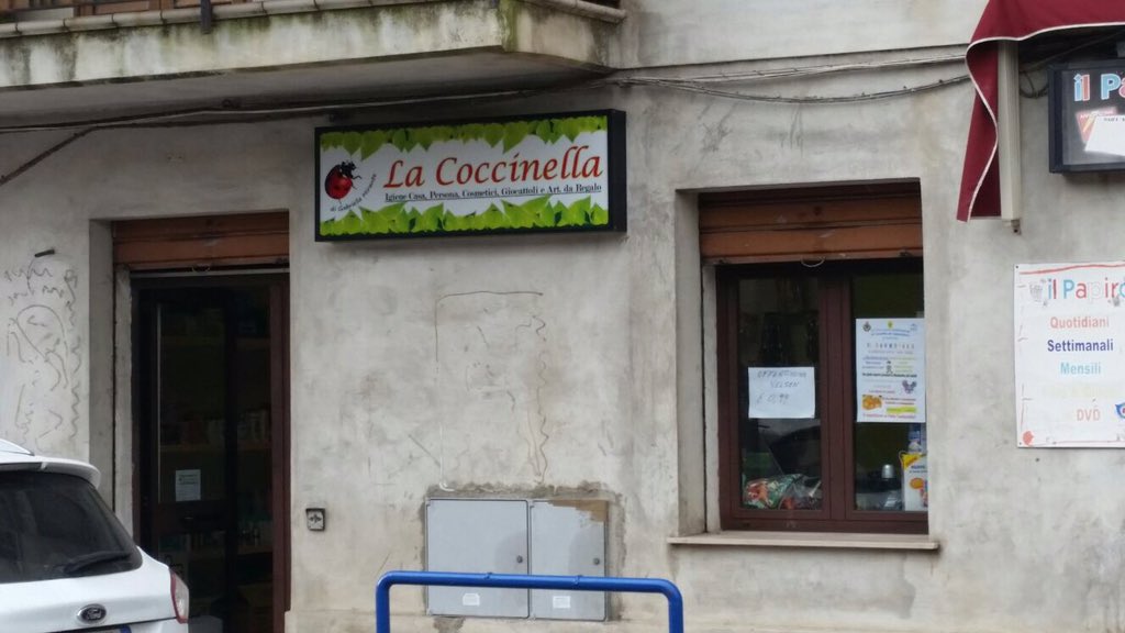 info18989169's tweet photo. Nuovo affiliato della famiglia #3bio per la vendita dei #detersiviallaspina si trova a #caraffa La Coccinella . https://t.co/3o8id0syqo