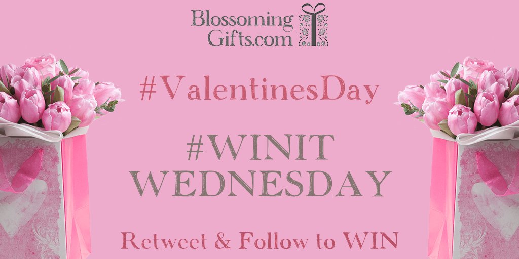 #ValentinesDay #WINITWEDNESDAY Retweet &amp; Follow to win this beautiful bouquet - Ends Midnight tonight - Good Luck!
