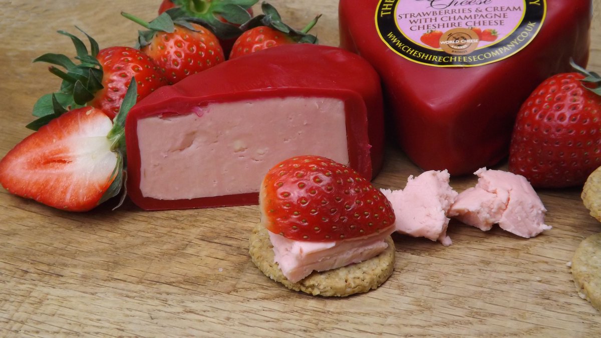 1CheshireCheese's tweet photo. Valentine has to be Cheesy, Love is the one &amp; only Strawberry Valentines Cheese Heart https://t.co/ZX1FjfTbvf https://t.co/Vht7Myxu8i