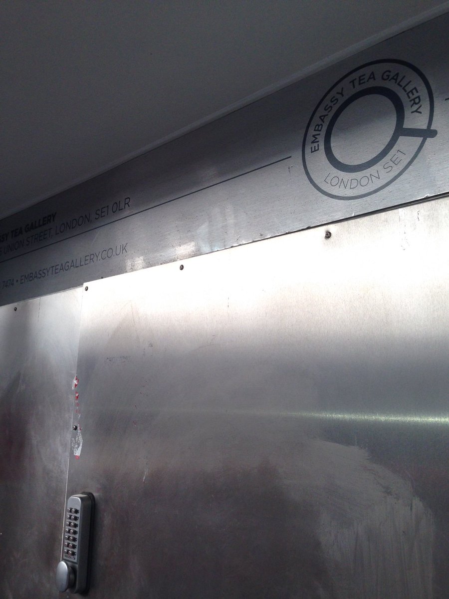 EmbassyTea's tweet image. Just closed @EmbassyTea for the last time!
Thanks everyone that has visited over last 2.5 years
#bankside #galllery