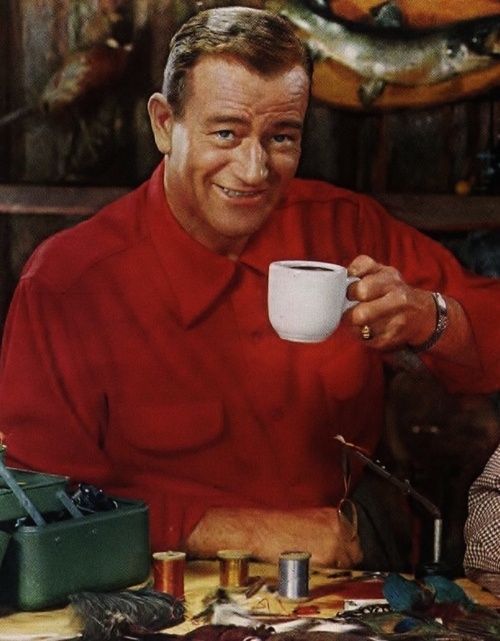 AigaFlyfishing's tweet photo. Dans la rubrique People et #flyfishing je voudrais l'homme le plus classe du monde. #laclasseamericaine #johnwayne https://t.co/FGHc0mobfC