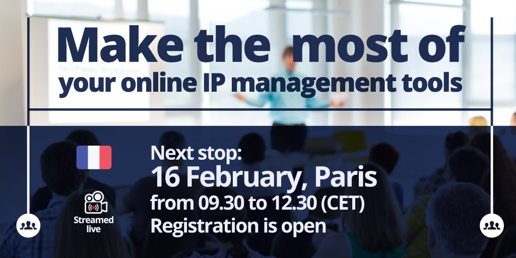 michaelhorak's tweet image. February 16: #OHIMworkshop on the EU trade mark and online IP management INPIFrance #APRAM ow.ly/XoxPh