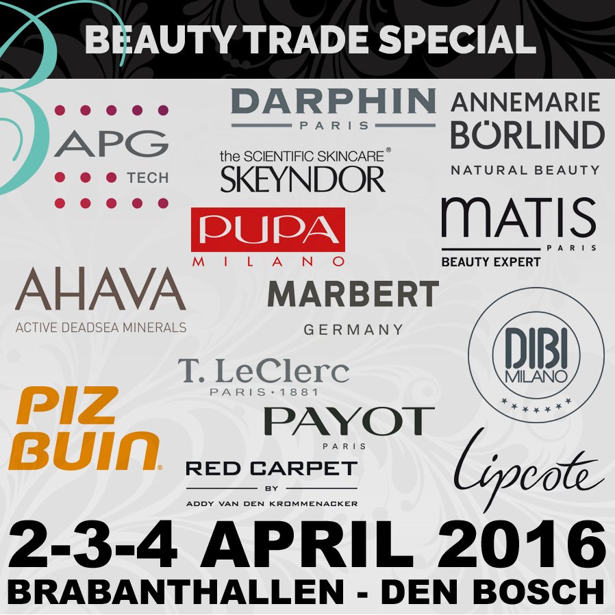 Nog meer merken die vertegenwoordigt zijn op Beauty Trade special! Jij komt toch ook? #BTs16