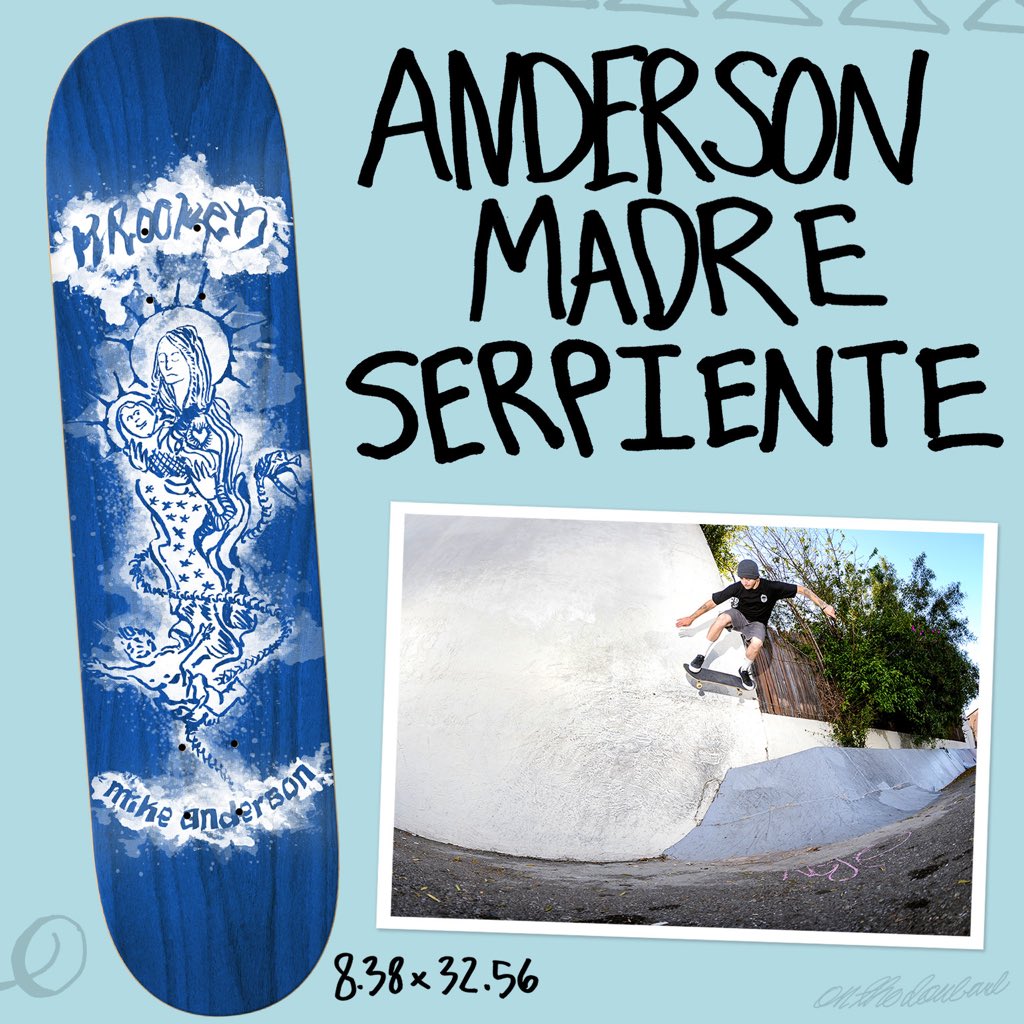 ShinerDist's tweet image. #MikeAnderson’s #Krooked Madre Serpiente board is available on our B2B now in 8.38 X 32.56. While stocks last.