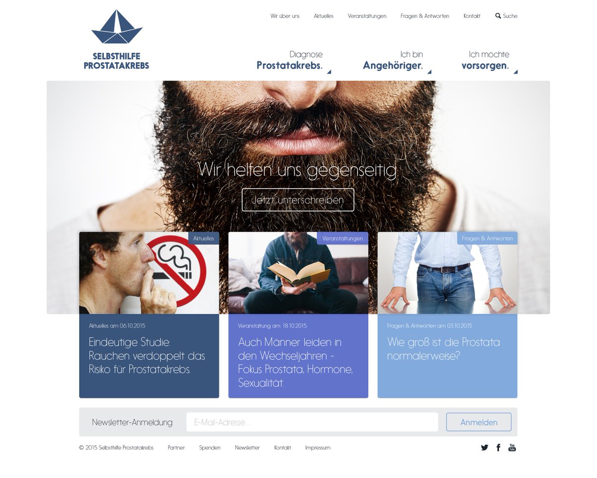 LenhardtPartner's tweet photo. Wissenslücke bei Männern endlich geschlossen! Die neue Website der Selbsthilfe Prostatakrebs https://t.co/IDRm6wtHnk https://t.co/4cef2lg34a