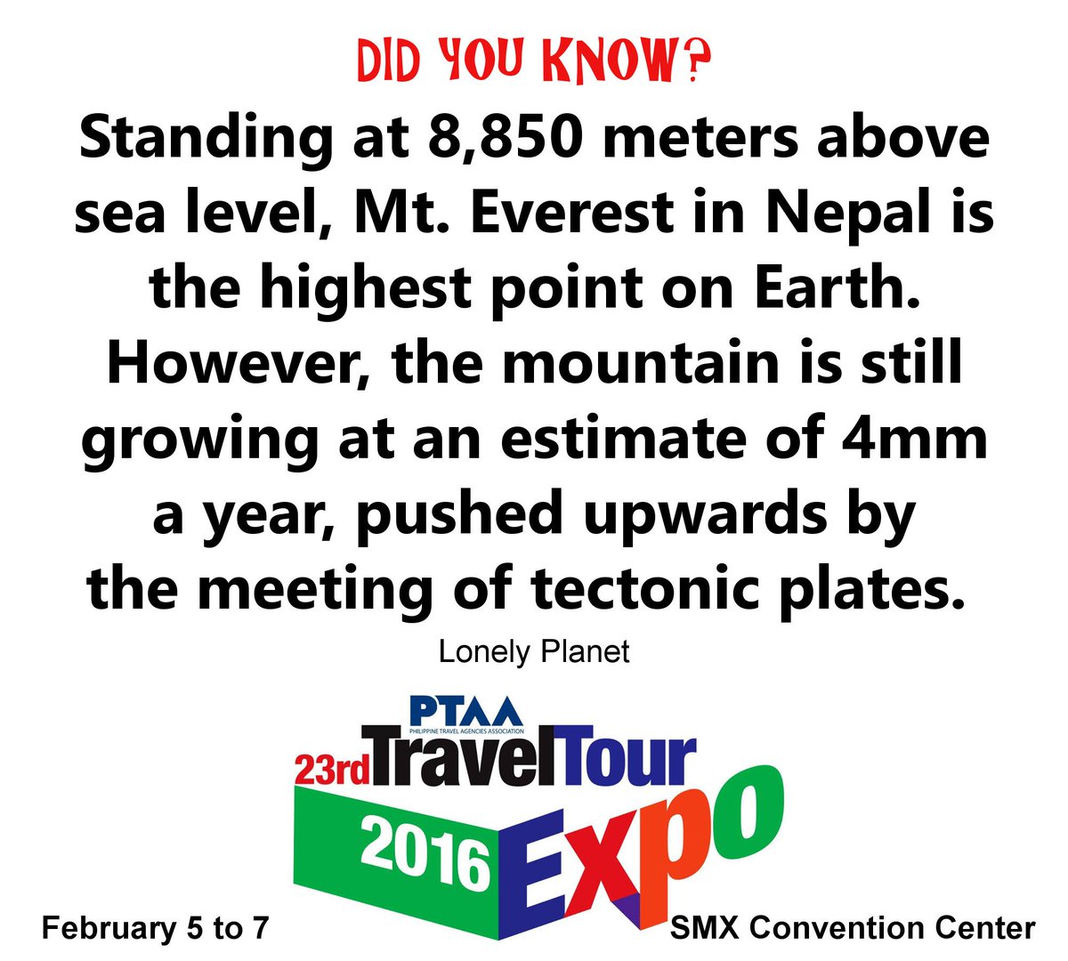 TTE2016's tweet photo. Still growing. #TravelTourExpo #TTETravelMore https://t.co/MHiTtBFeee