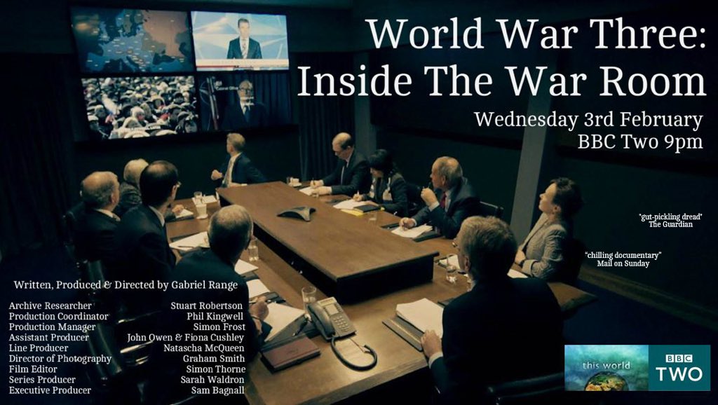 Count down to World War Three... Tonight at 9pm #WW3