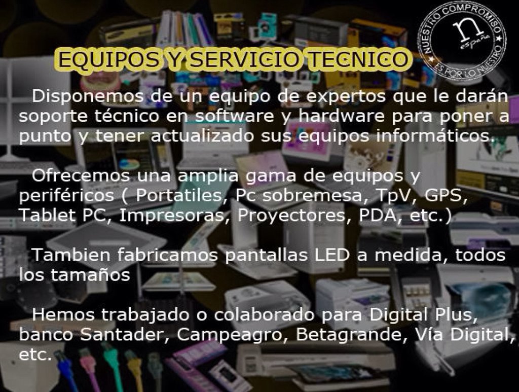 NuestroEsp's tweet photo. Más servicios para ver juntos como crece tu empresa. Info@e-nuestro.com https://t.co/JiaVLA0RAN