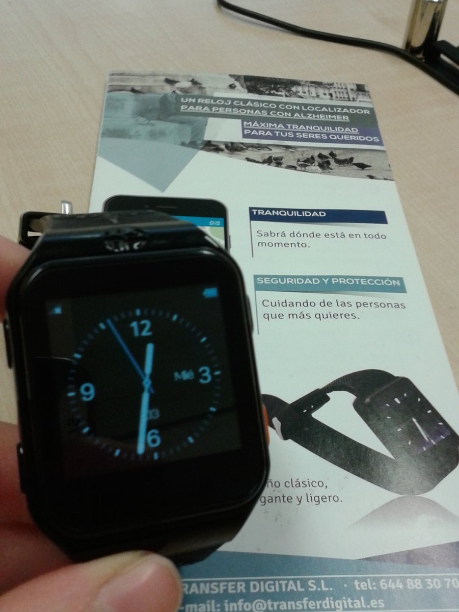 GaurMagazineRV's tweet photo. Un reloj geo-localizador para personas con Alzheimer #TransferDigital @AlzheimerCeafa https://t.co/CamuWgmtP9 https://t.co/Hfmv7RC7X8