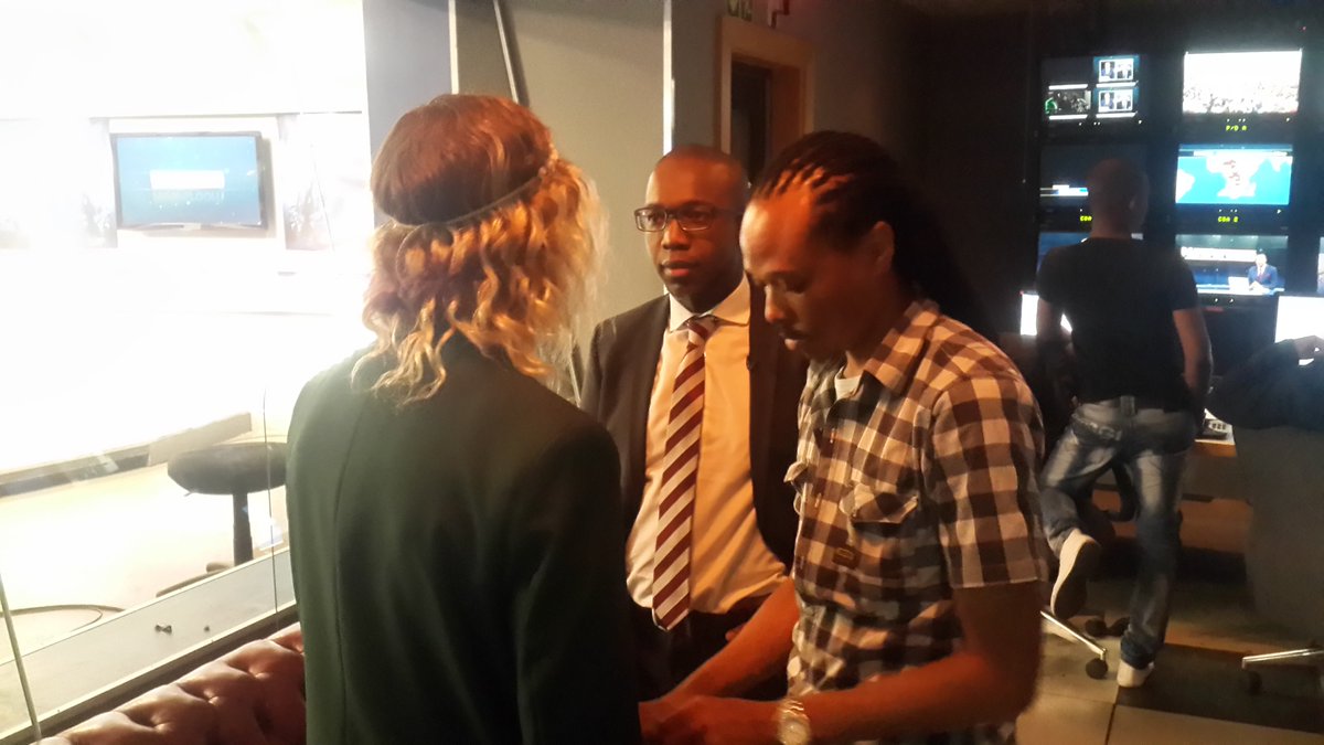 <a href="/CoetzeeZandre/">Zandre 'Z' Coetzee</a> #Underwaterhockey interview on SABC Newsroom  <a href="/KMakgamathe/">Kendal</a> <a href="/ColinFrancke/">Colin Francke</a> lets support them for Worlds