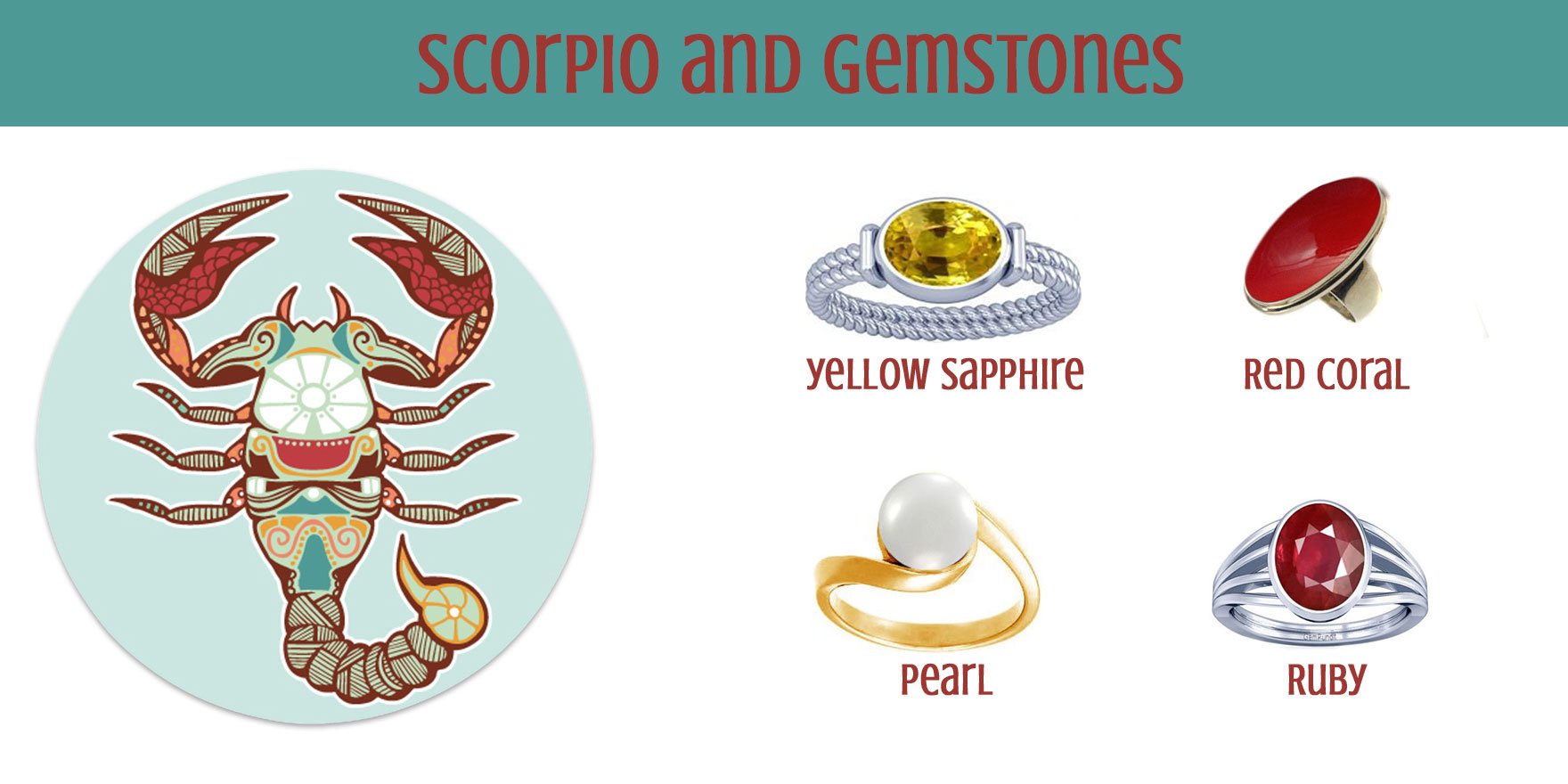 Scorpio And Gemstone