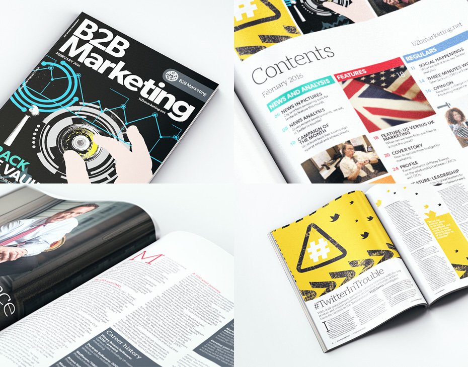MarketingB2B's tweet photo. Our February magazine issue has landed online. Download the digital edition here > https://t.co/nYhMi2LV9f https://t.co/r1jwJvELLf