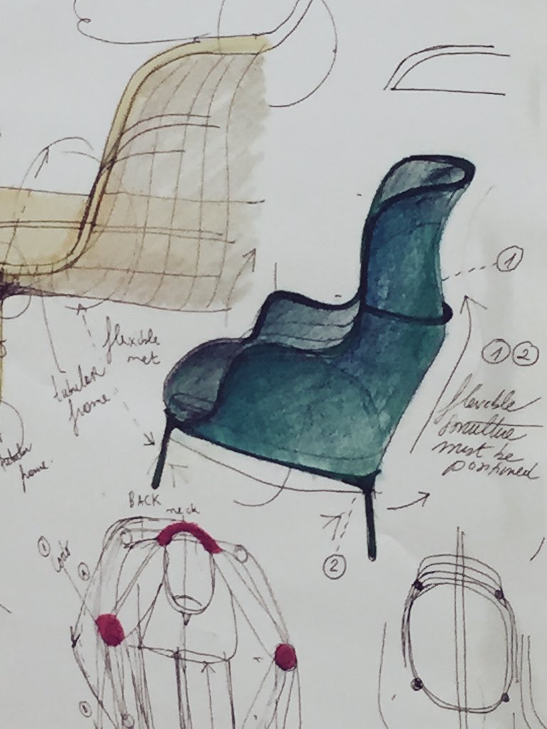 RadissonBlu's tweet image. Exploring the process @fritzhansen #EggChair #RadissonBluPrint