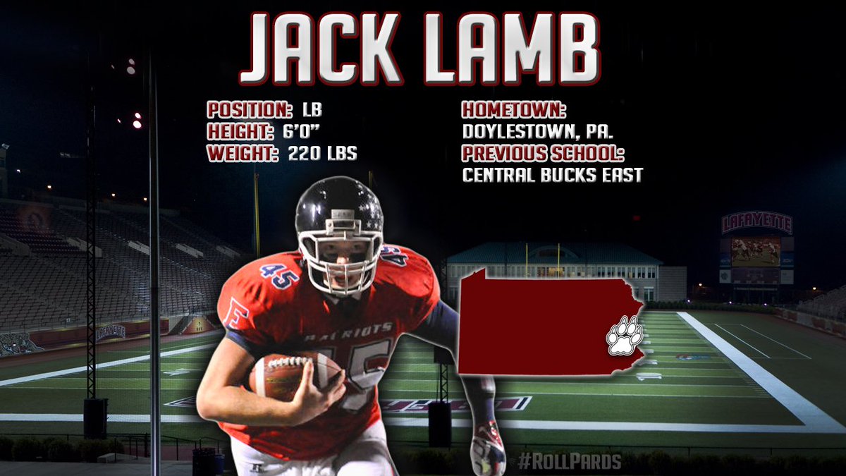 LafColFootball's tweet photo. Congrats to the first Leopard to roll in!  Jack Lamb from CB East is official https://t.co/v40gfvDeFk #rollpards https://t.co/c4rfmGDJmL