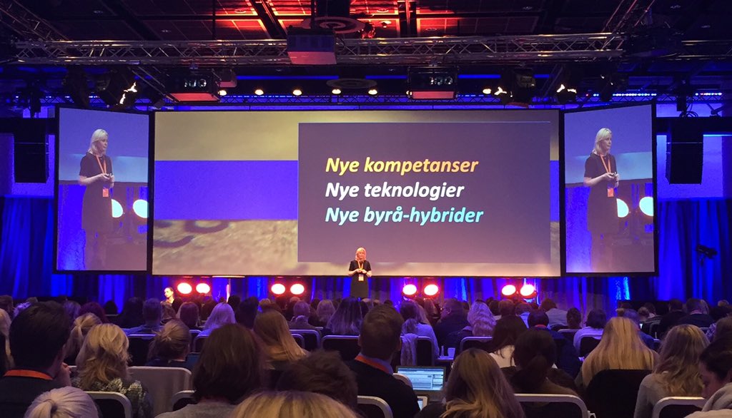 Fremtiden krever nye byrå-hybrider og ny kompetanse sier <a href="/bentesollid/">Bente Sollid</a> #somed2016