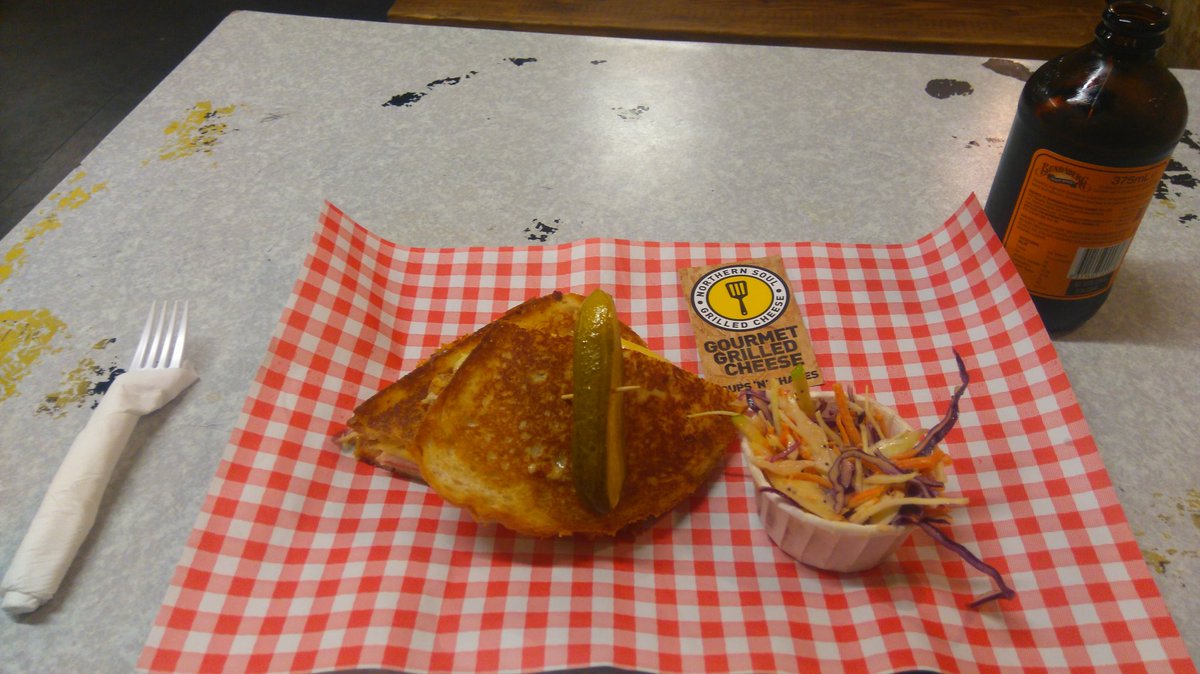 CampCooks's tweet image. Nice nosh at @NorthernSoulMcr real root beer too we need.....