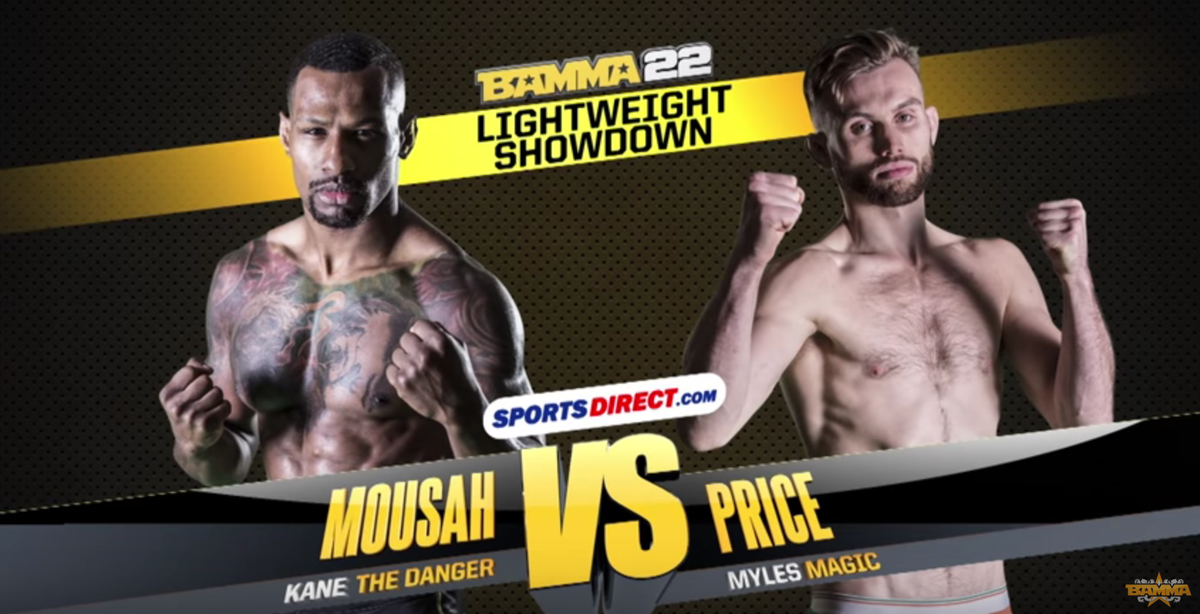 DaleTJordan's tweet photo. [Video] @BAMMA 22 || @Kane86mousah vs Myles Price Full Fight – MMA Mad 

https://t.co/Ro5ZIcI6Nc

#BAMMA22 https://t.co/p42OvEkZsn