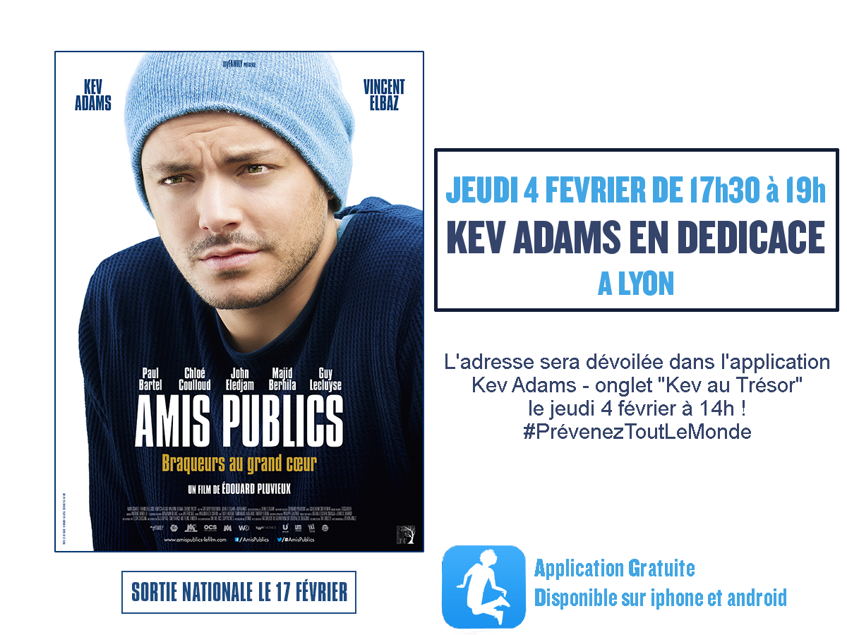 kevadamsss's tweet photo. A demain Lyon !!!  #Dédicace #TelechargezLappliPourConnaitreLeLieu 😉😉 https://t.co/uLedZ4fcBd
