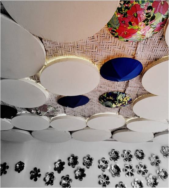 #Bohemia #restaurant #eternalspring #artinstallation #fromoutside #toinside  #interior #facade #March2015 #GK #delhi