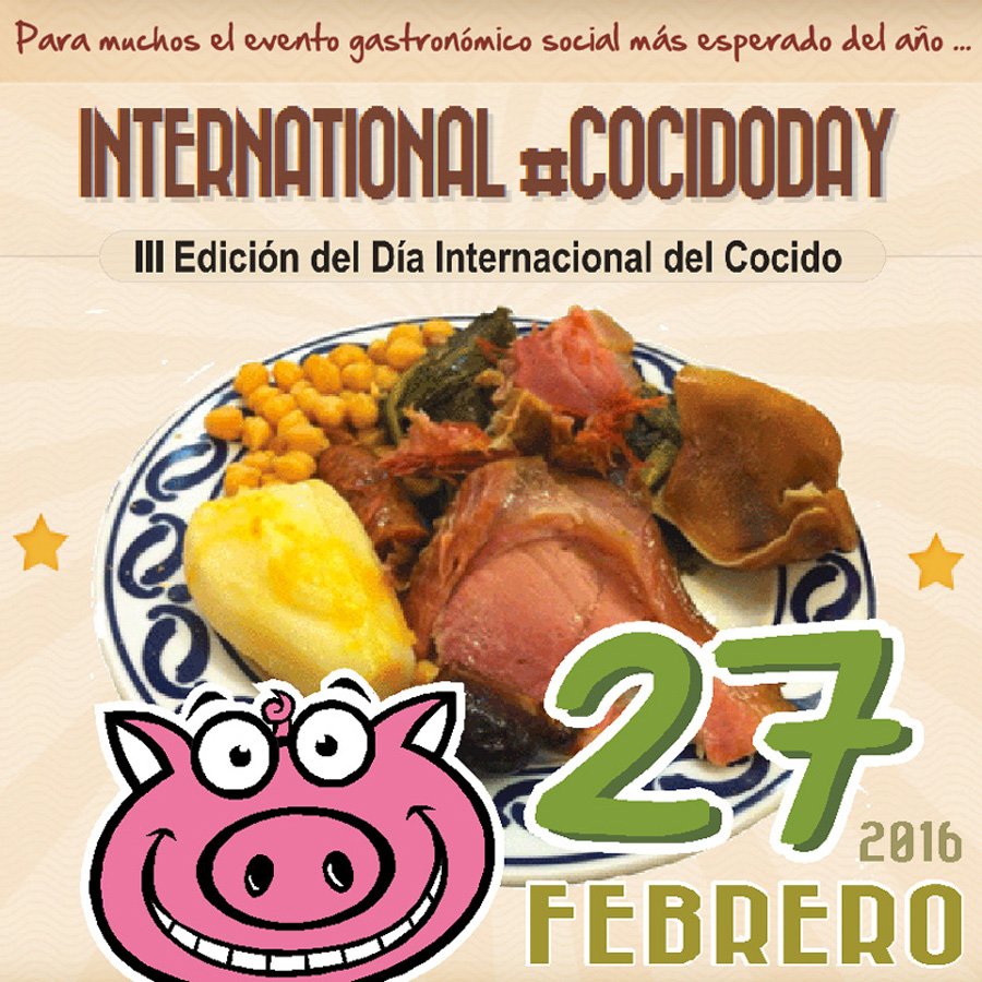 Galicia_Mola's tweet photo. Ya está en marcha el evento gastronómico social más esperado del año.
Sábado, 27 de Febrero @CocidoDay #CocidoDay
RT https://t.co/RVhTpJuC72