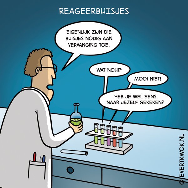 Cartoonlijstje: 7x lachen met wetenschappers. evertkwok.nl/news/7x-lachen…