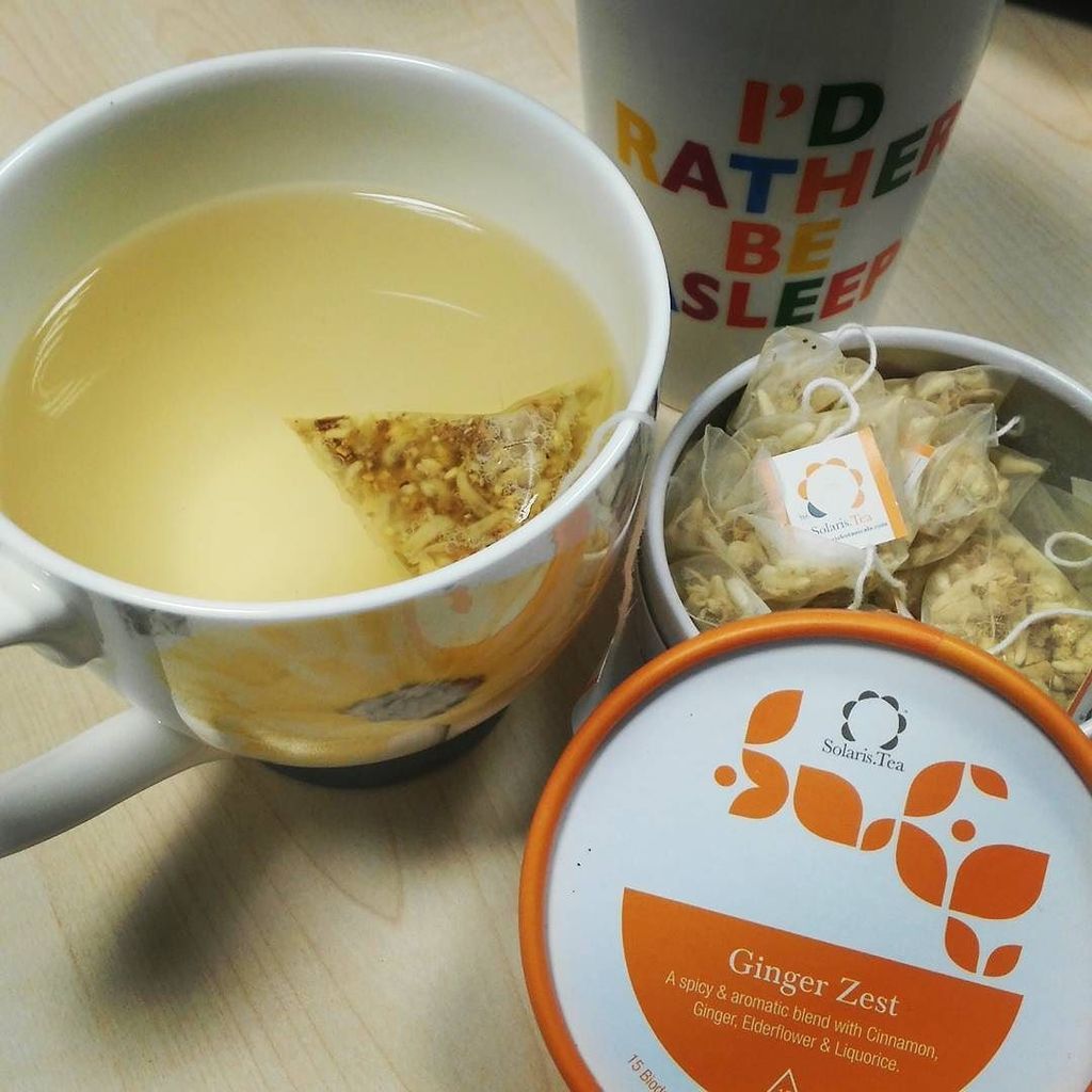 solaristea's tweet photo. Yay, new mugs in the office :) today is a #GingerZest day! #solaristea #instatea #teastagr… https://t.co/mRgg4UMLuO https://t.co/Du4gSR7Mez