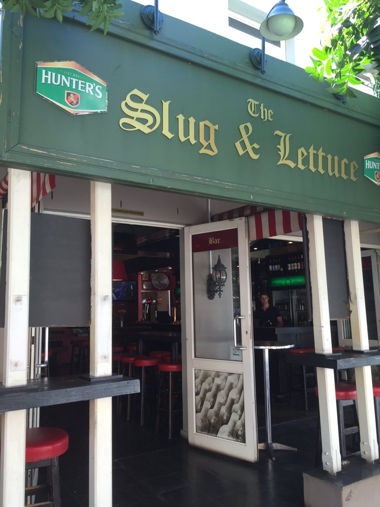 Hi fiery fans be sure to come grab a fiery ginger <a href="/SlugKloof/">Slug & Lettuce Kloof</a> To cool your hot self down!