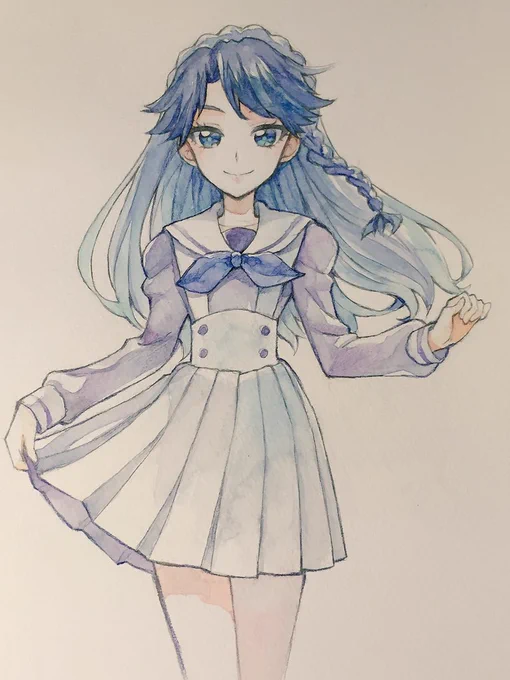 これは間違えて生足にしてしまってたみなみさん… 