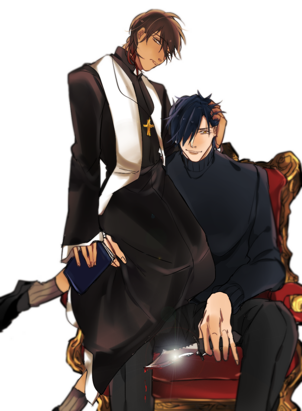 はらいた En Twitter レイヤーさんにコスプレ化してほしいイラストを絵師が垂れ流す 殺人鬼 光忠 と神父くりからっていうなんちゃってパロの衣装です 超フリー素材なので特に許諾とかはまったくいりません 二枚目に申し訳程度の衣装説明があります良ければ