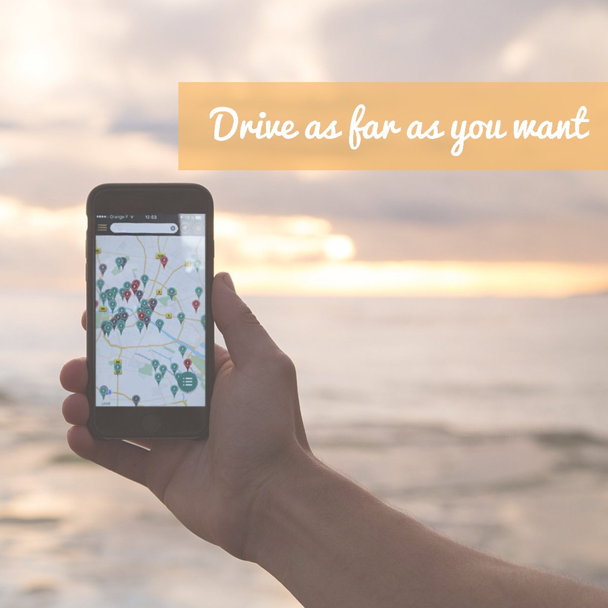 PlugSurfing_UK's tweet photo. Just One App - Access to 20.000 charging stations European wide. Drive as far as you want! #EV #Freedom #Travel https://t.co/TfV7pNzquE